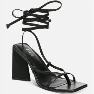 Black Strappy Heels